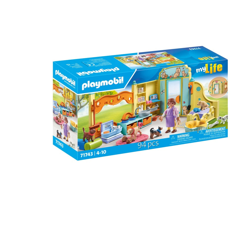 CENTRU DE INGRIJIRE PENTRU CATELUSI - PLAYMOBIL MY LIFE  (PM71743)