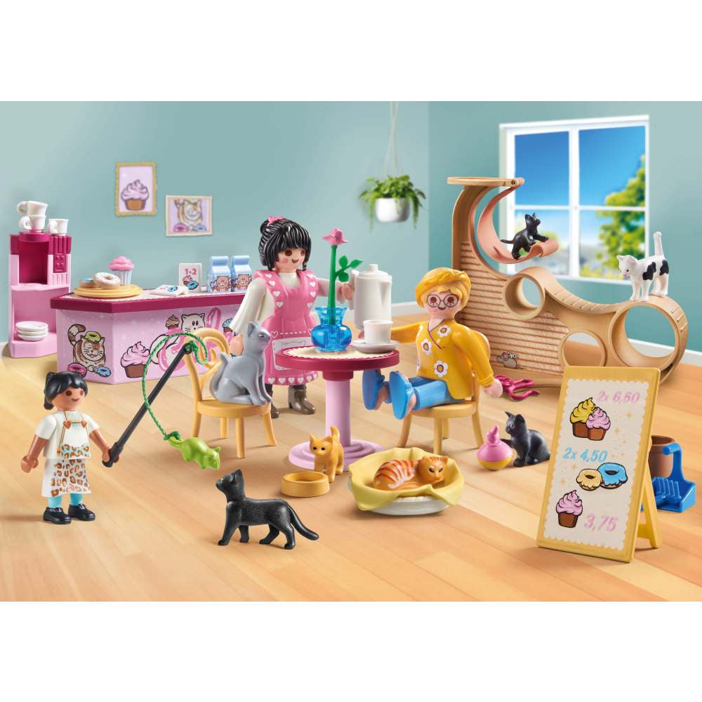 CAFENEAUA PISICILOR - PLAYMOBIL MY LIFE  (PM71744)