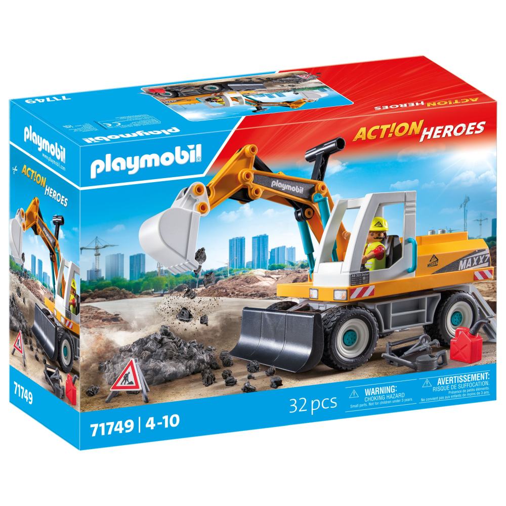 EXCAVATOR MARE PLAYMOBIL - PLAYMOBIL ACTION HEROES  (PM71749)