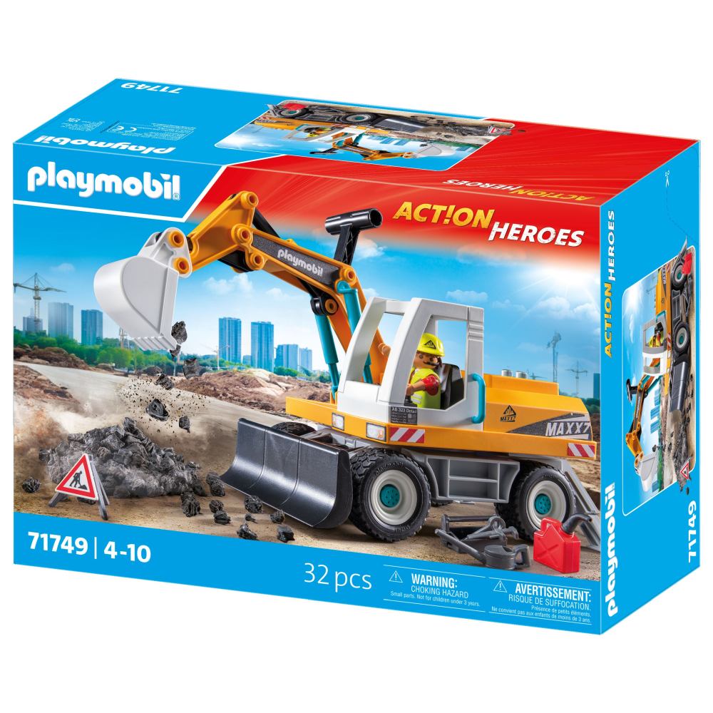 EXCAVATOR MARE PLAYMOBIL - PLAYMOBIL ACTION HEROES  (PM71749)