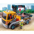 CAMION DE CONSTRUCTII CU MACARA PLAYMOBIL - PLAYMOBIL ACTION HEROES  (PM71750)