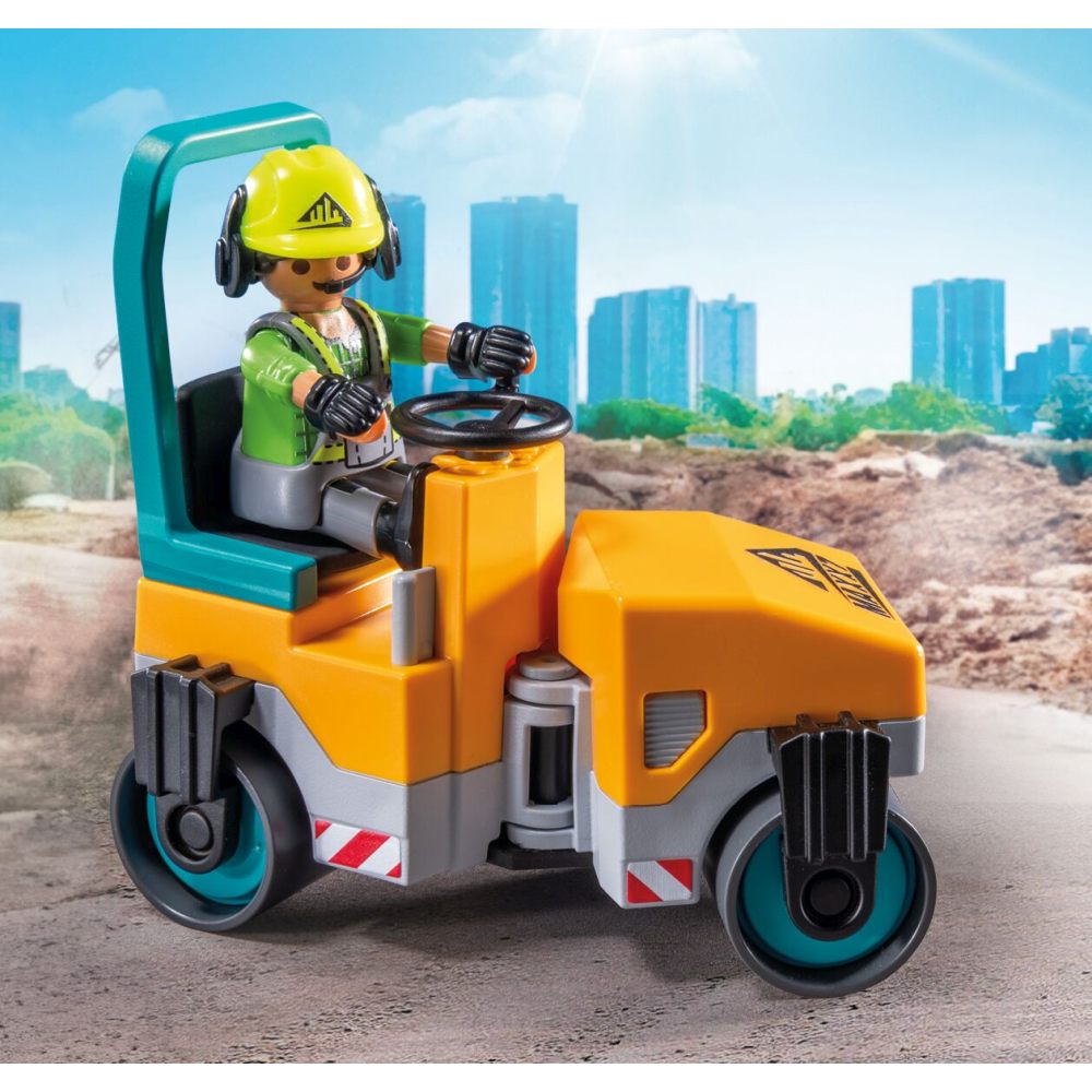 COMPACTOR ASFALT PLAYMOBIL - PLAYMOBIL ACTION HEROES  (PM71751)