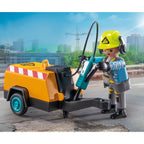 MUNCITOR CU CIOCAN DEMOLATOR PLAYMOBIL - PLAYMOBIL ACTION HEROES  (PM71752)