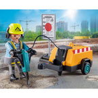 MUNCITOR CU CIOCAN DEMOLATOR PLAYMOBIL - PLAYMOBIL ACTION HEROES  (PM71752)