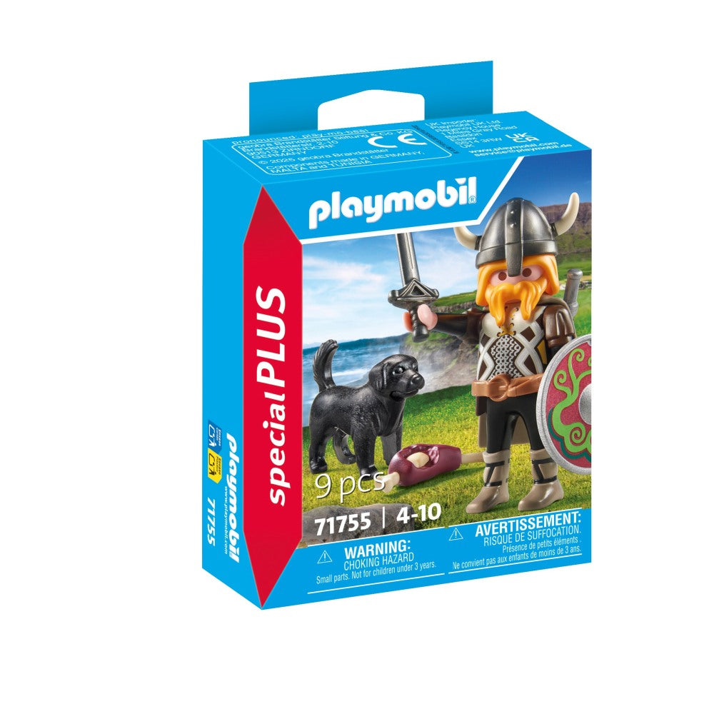 FIGURINA VIKING CU CAINE DE PAZA - PLAYMOBIL FIGURES  (PM71755)