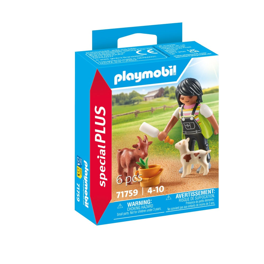 FIGURINA FEMEIE CU CAPRE - PLAYMOBIL FIGURES  (PM71759)