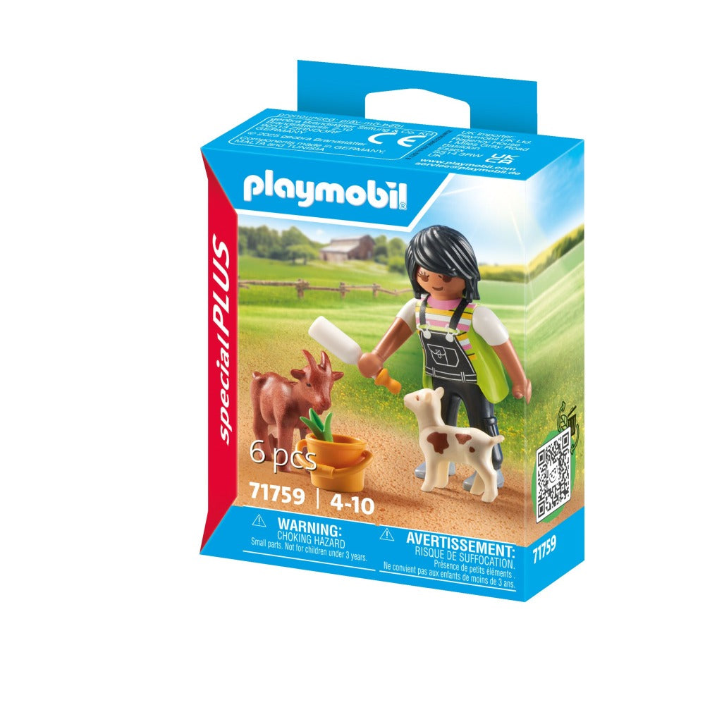 FIGURINA FEMEIE CU CAPRE - PLAYMOBIL FIGURES  (PM71759)
