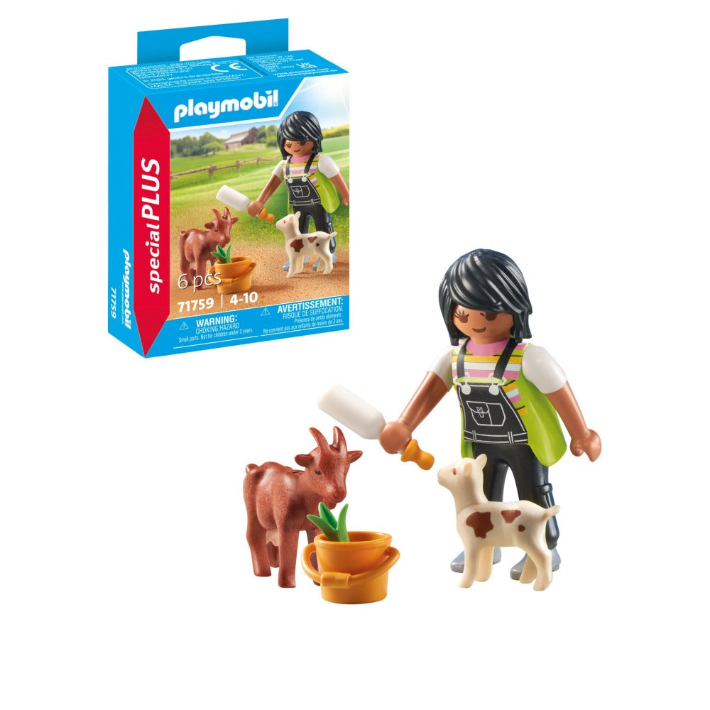 FIGURINA FEMEIE CU CAPRE - PLAYMOBIL FIGURES  (PM71759)