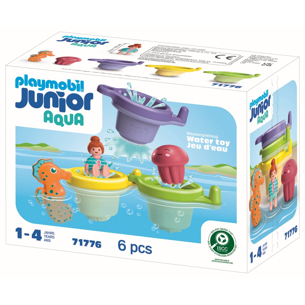 JUNIOR AQUA DEZVOLTARE PRIN JOACA JUCARII PLUTITOARE - PLAYMOBIL JUNIOR (PM71776)
