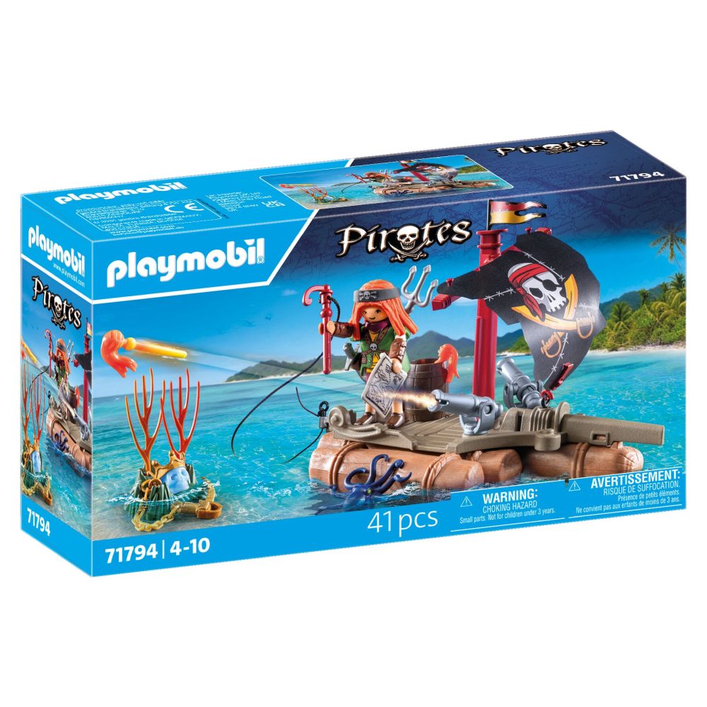 PLUTA PIRATILOR CU COMOARA PLAYMOBIL - PLAYMOBIL PIRATES  (PM71794)