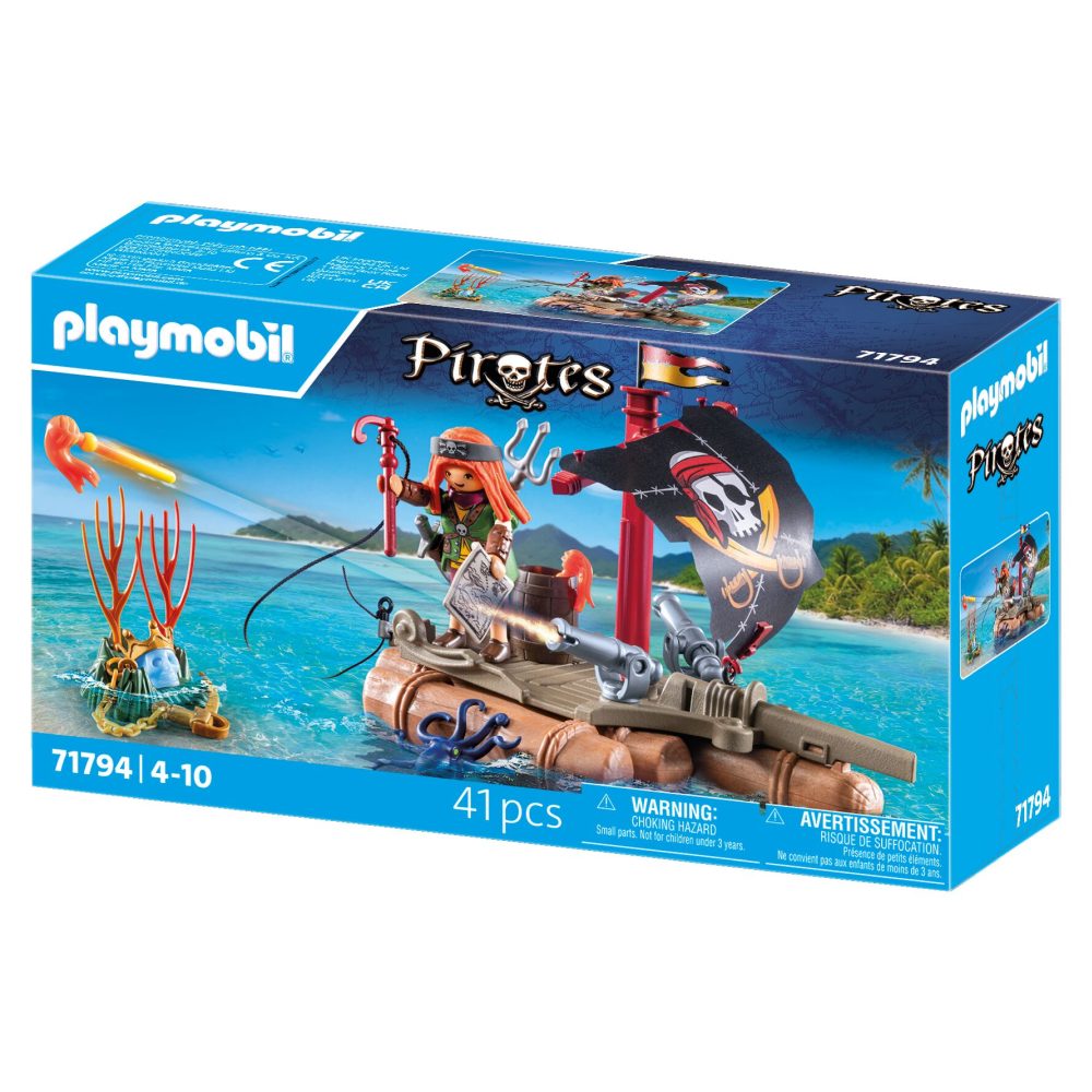 PLUTA PIRATILOR CU COMOARA PLAYMOBIL - PLAYMOBIL PIRATES  (PM71794)