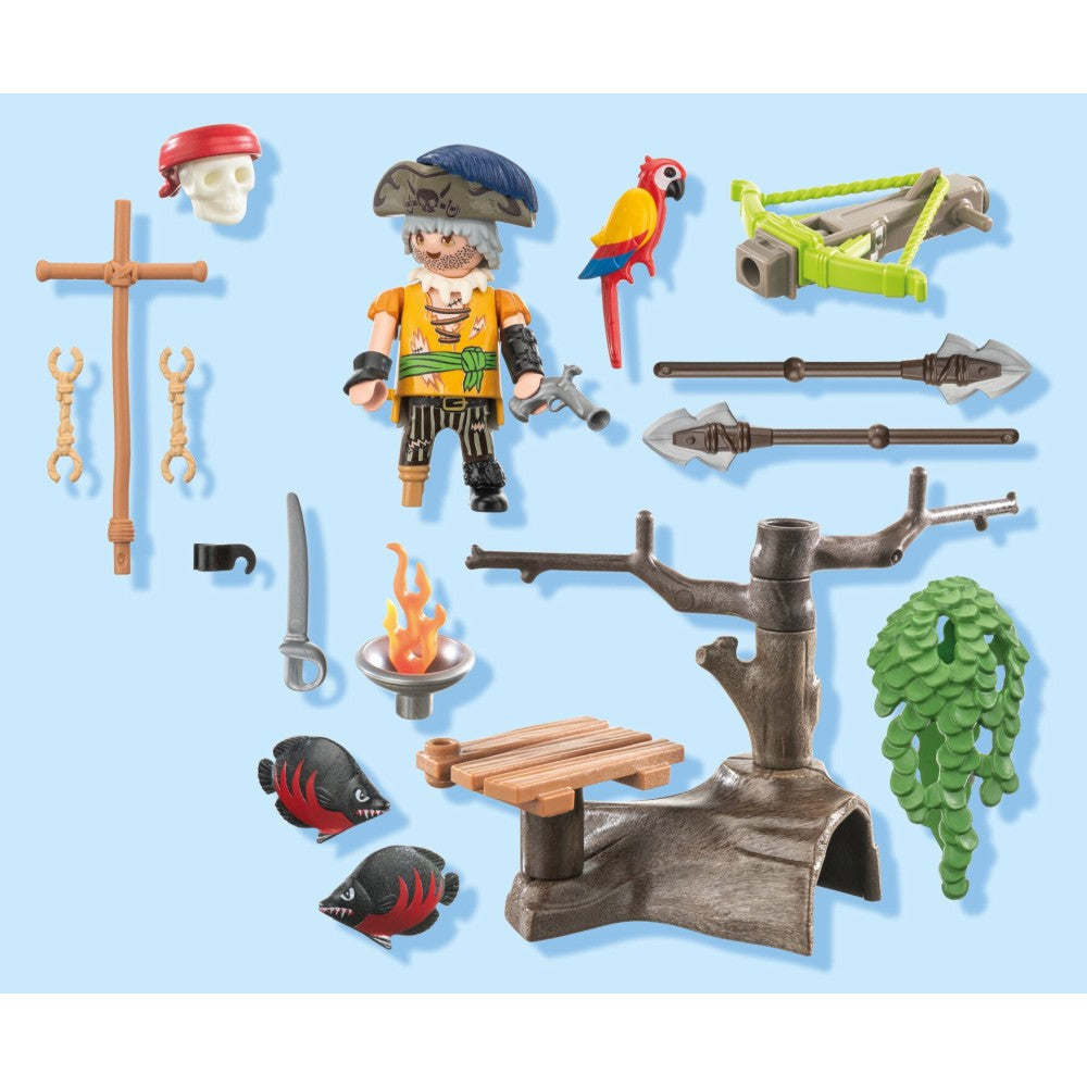 PIRAT PLAYMOBIL CU BALISTA - PLAYMOBIL PIRATES  (PM71795)