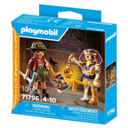 SET 2 FIGURINE VANATOR DE COMORI SI MUMIE - PLAYMOBIL HISTORY  (PM71796)
