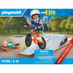 PROMO PACK FIGURINA SKATER SI RAMPA - PLAYMOBIL MY LIFE (PM71798)