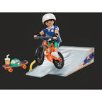 PROMO PACK FIGURINA SKATER SI RAMPA - PLAYMOBIL MY LIFE (PM71798)