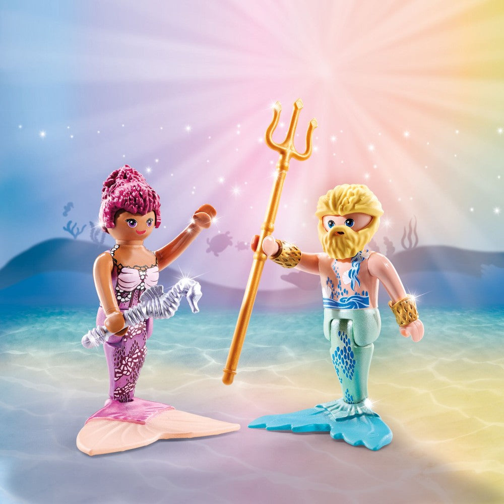 SET 2 FIGURINE SIRENA SI TRITON - PLAYMOBIL PRINCESS MAGIC  (PM71799)
