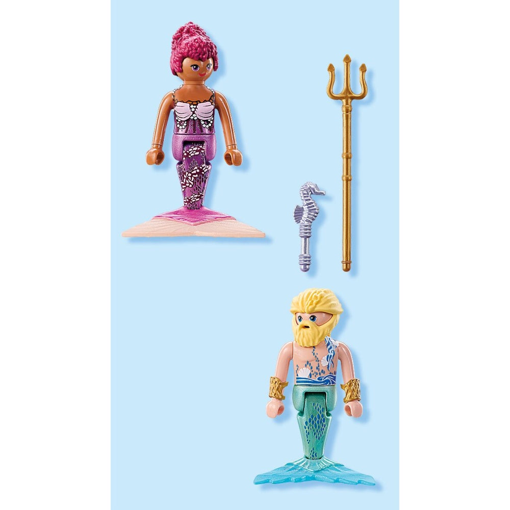 SET 2 FIGURINE SIRENA SI TRITON - PLAYMOBIL PRINCESS MAGIC  (PM71799)
