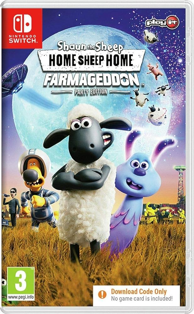 SHAUN THE SHEEP - HOME SHEEP HOME (FARMAGEDDON PARTY EDITION) - NINTENDO SWITCH - EU - MULTILANGUAGE - Libelula Vesela - Jocuri video