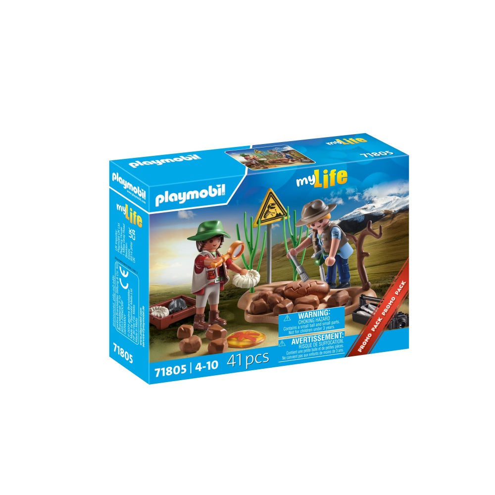 PROMO PACK SAPATURI PALEONTOLOGICE - PLAYMOBIL MY LIFE  (PM71805)