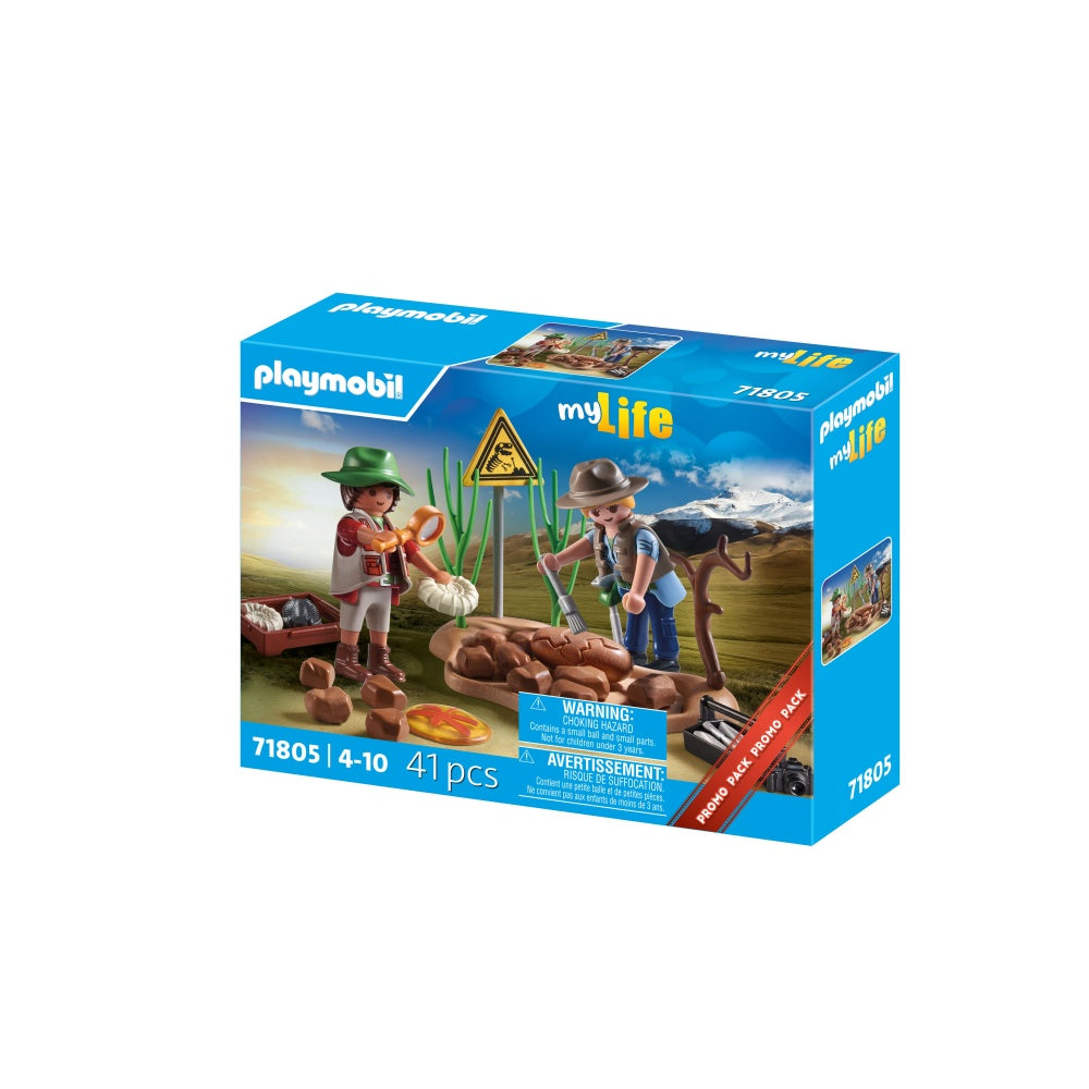 PROMO PACK SAPATURI PALEONTOLOGICE - PLAYMOBIL MY LIFE  (PM71805)