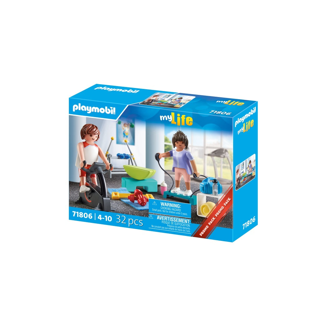 PROMO PACK ANTRENAMENT DE FITNESS - PLAYMOBIL MY LIFE  (PM71806)