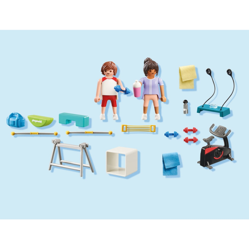 PROMO PACK ANTRENAMENT DE FITNESS - PLAYMOBIL MY LIFE  (PM71806)