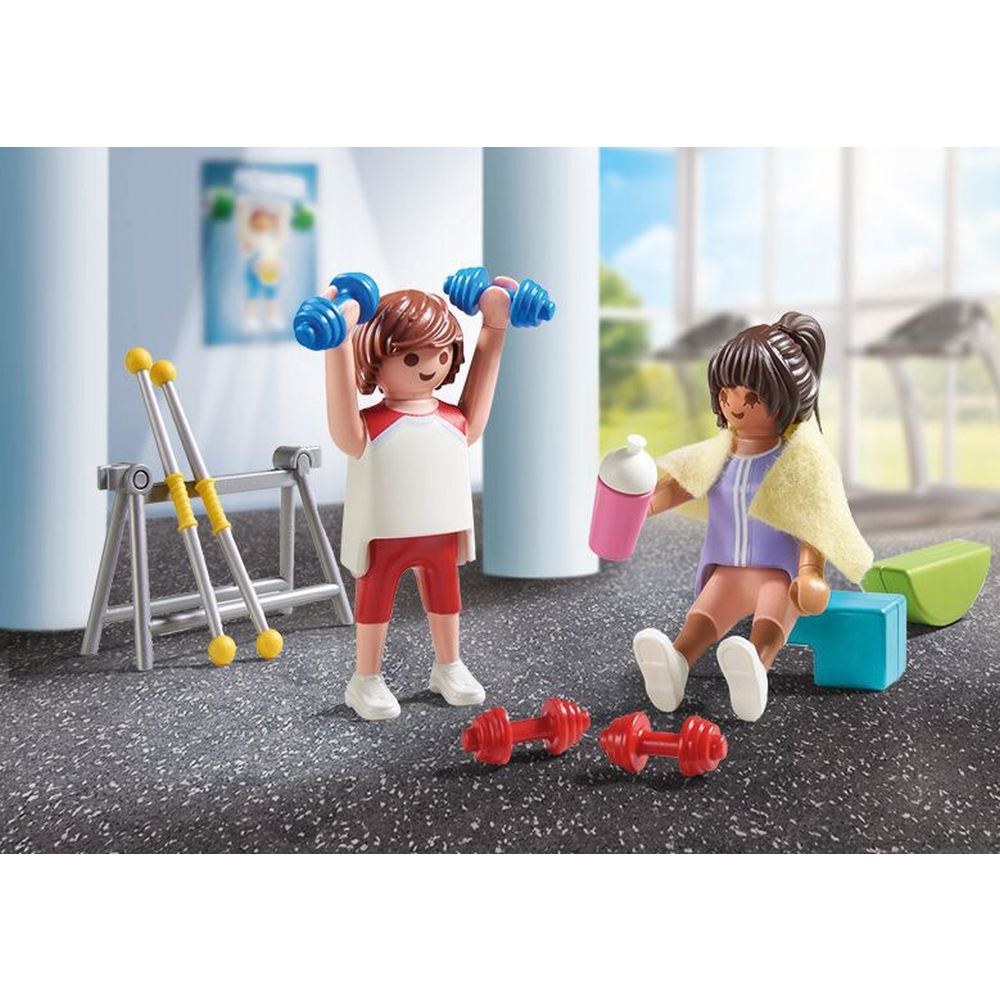 PROMO PACK ANTRENAMENT DE FITNESS - PLAYMOBIL MY LIFE  (PM71806)