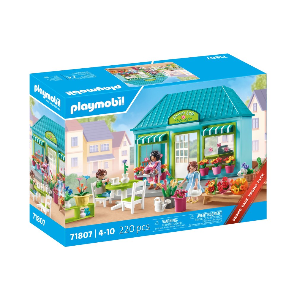 PROMO PACK CAFENEAUA CU FLORI - PLAYMOBIL MY LIFE  (PM71807)