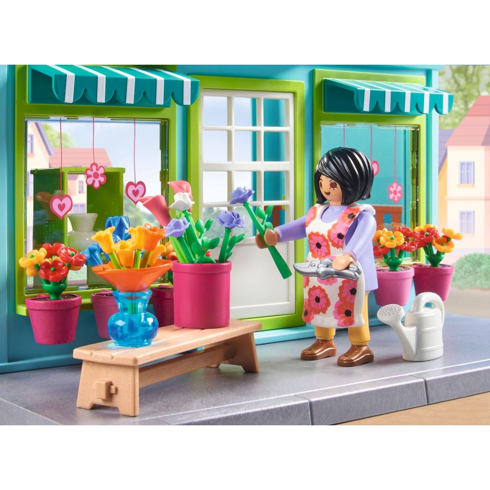 PROMO PACK CAFENEAUA CU FLORI - PLAYMOBIL MY LIFE  (PM71807)