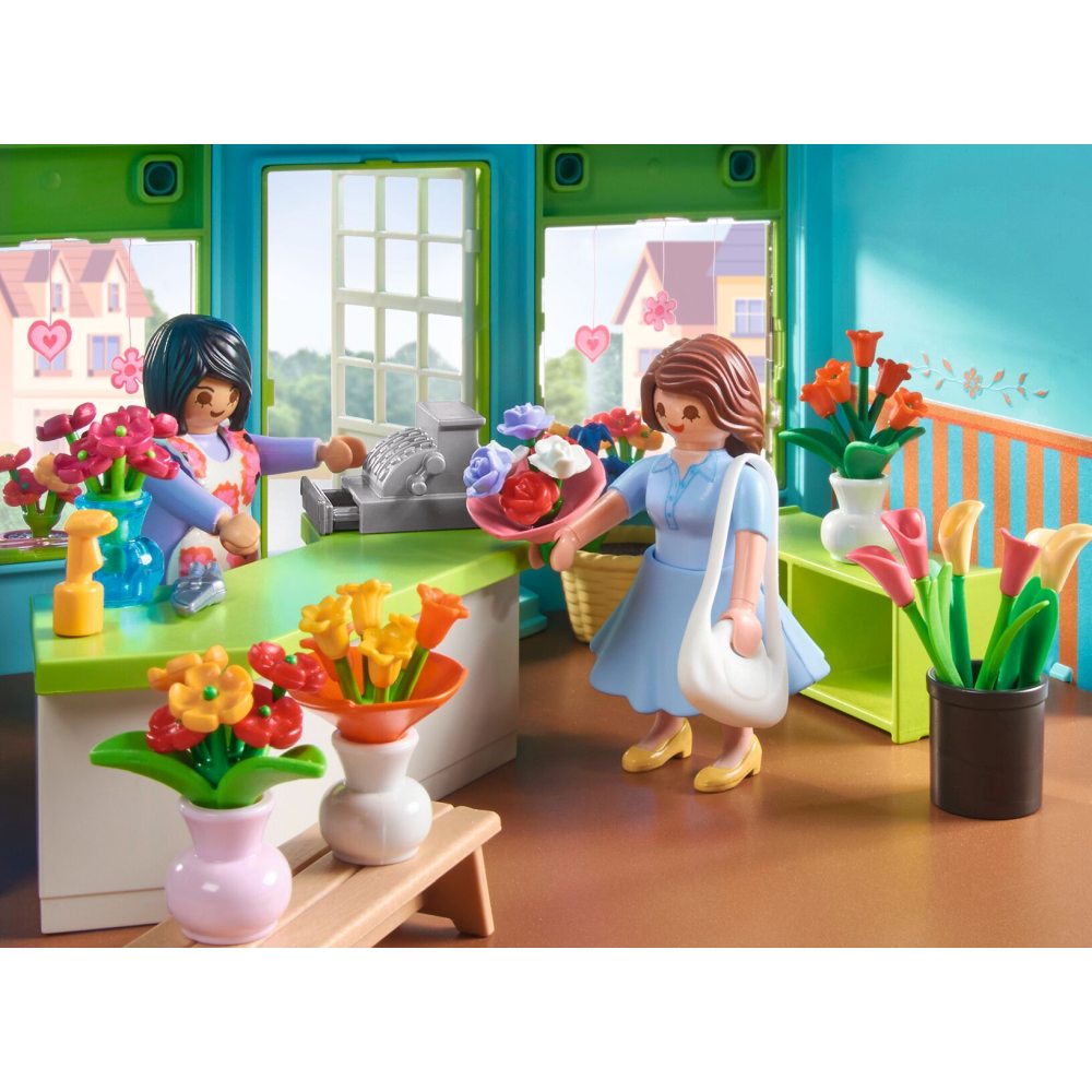 PROMO PACK CAFENEAUA CU FLORI - PLAYMOBIL MY LIFE  (PM71807)