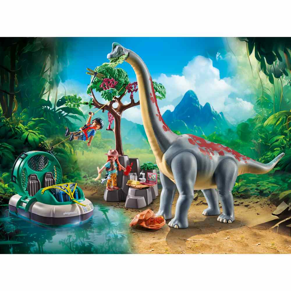 BRACHIOSAURUS SI HOVERCRAFT PLAYMOBIL - PLAYMOBIL DINOS  (PM71819)