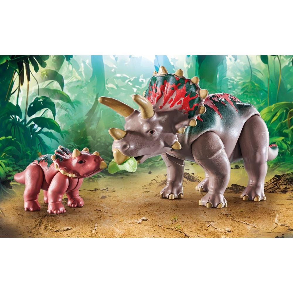 FAMILIA TRICERATOPS - PLAYMOBIL DINOS  (PM71821)