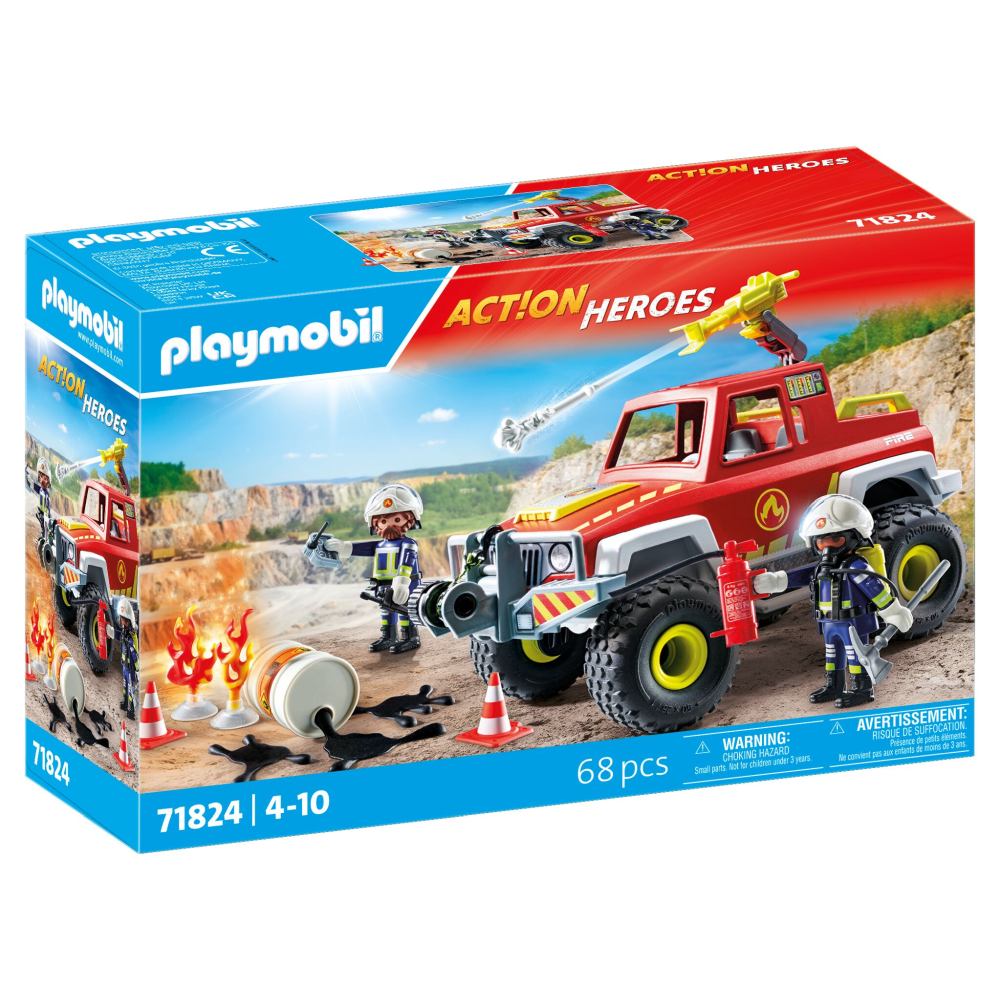 CAMION DE POMPIERI PLAYMOBIL - PLAYMOBIL ACTION HEROES  (PM71824)