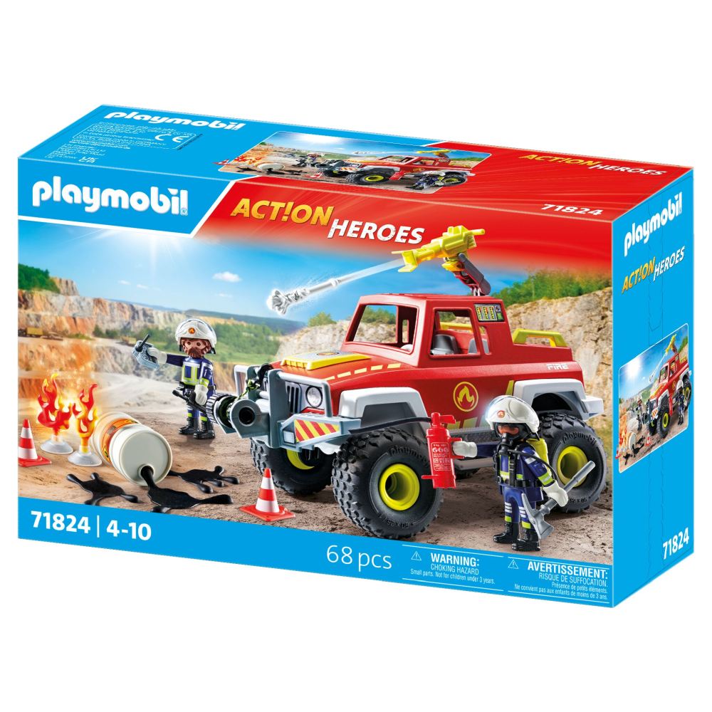 CAMION DE POMPIERI PLAYMOBIL - PLAYMOBIL ACTION HEROES  (PM71824)