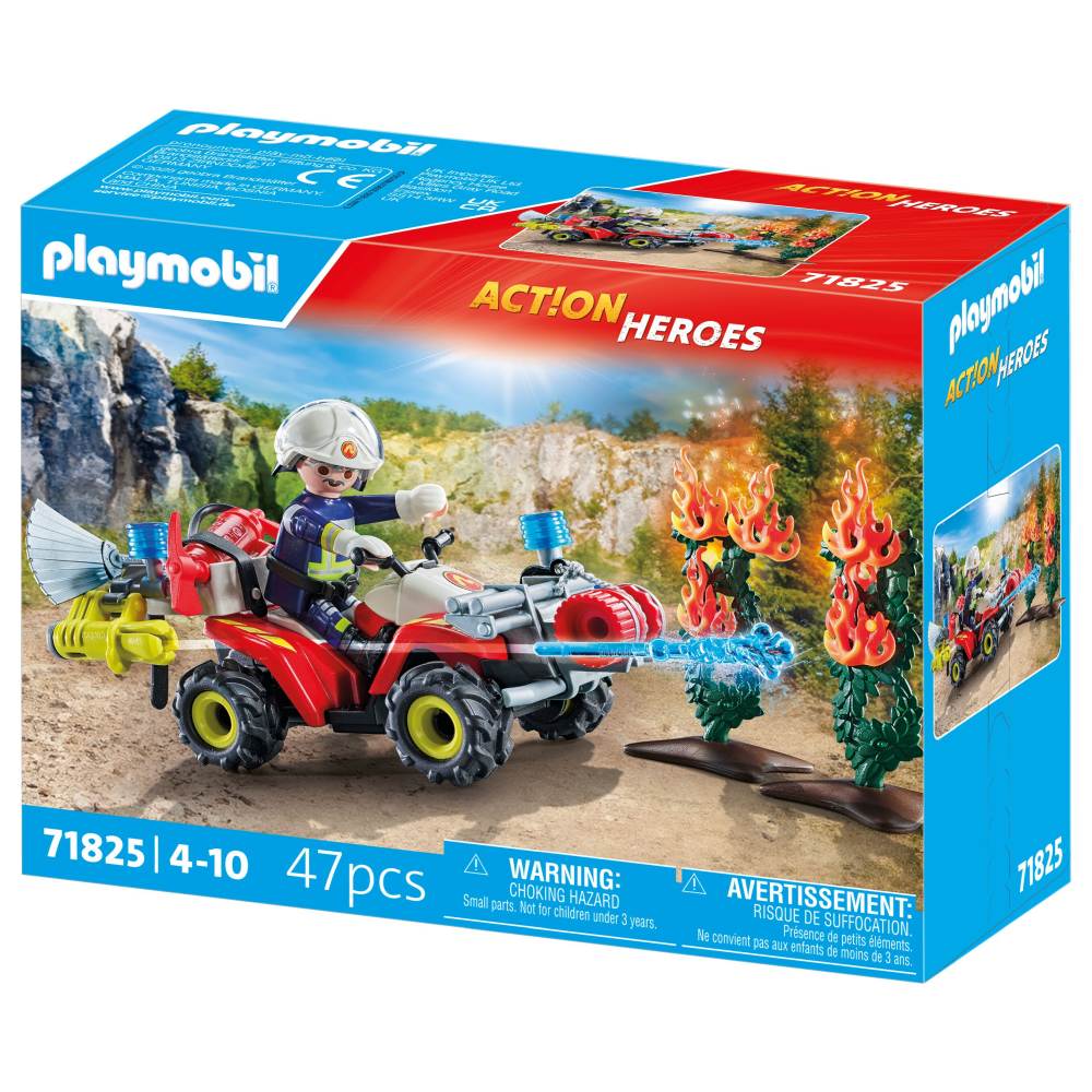 ATV DE POMPIERI PLAYMOBIL - PLAYMOBIL ACTION HEROES  (PM71825)