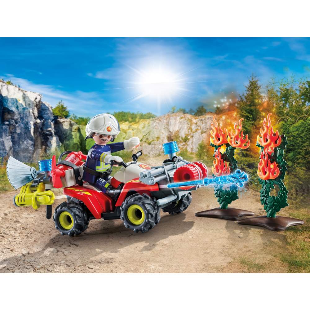 ATV DE POMPIERI PLAYMOBIL - PLAYMOBIL ACTION HEROES  (PM71825)