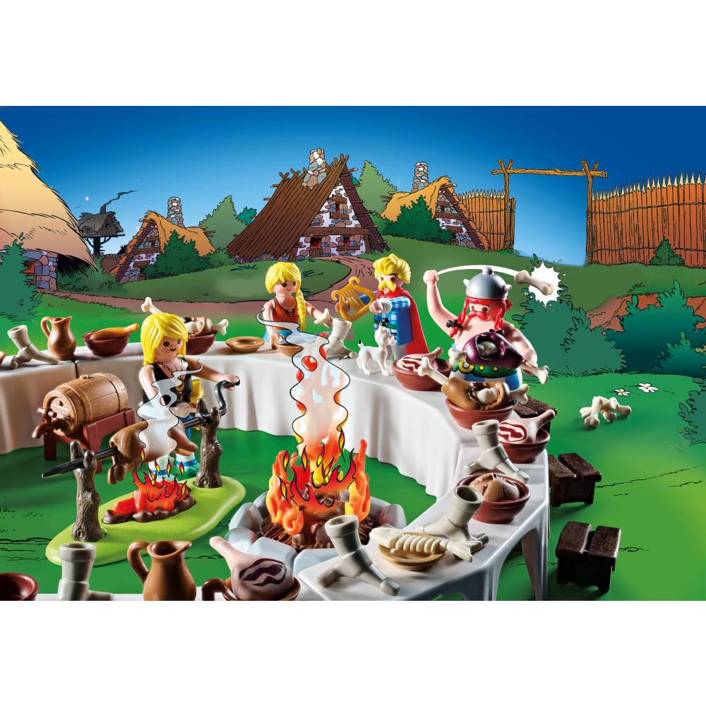 ASTERIX BANCHETUL DIN SAT - PLAYMOBIL ASTERIX  (PM71827)