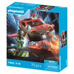 JUCARIE DE ROL LUPTA EROULUI CU VEHICUL - PLAYMOBIL ACTION HEROES (PM71832)