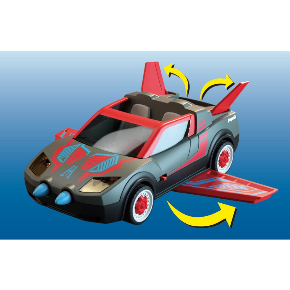 JUCARIE DE ROL LUPTA EROULUI CU VEHICUL - PLAYMOBIL ACTION HEROES (PM71832)