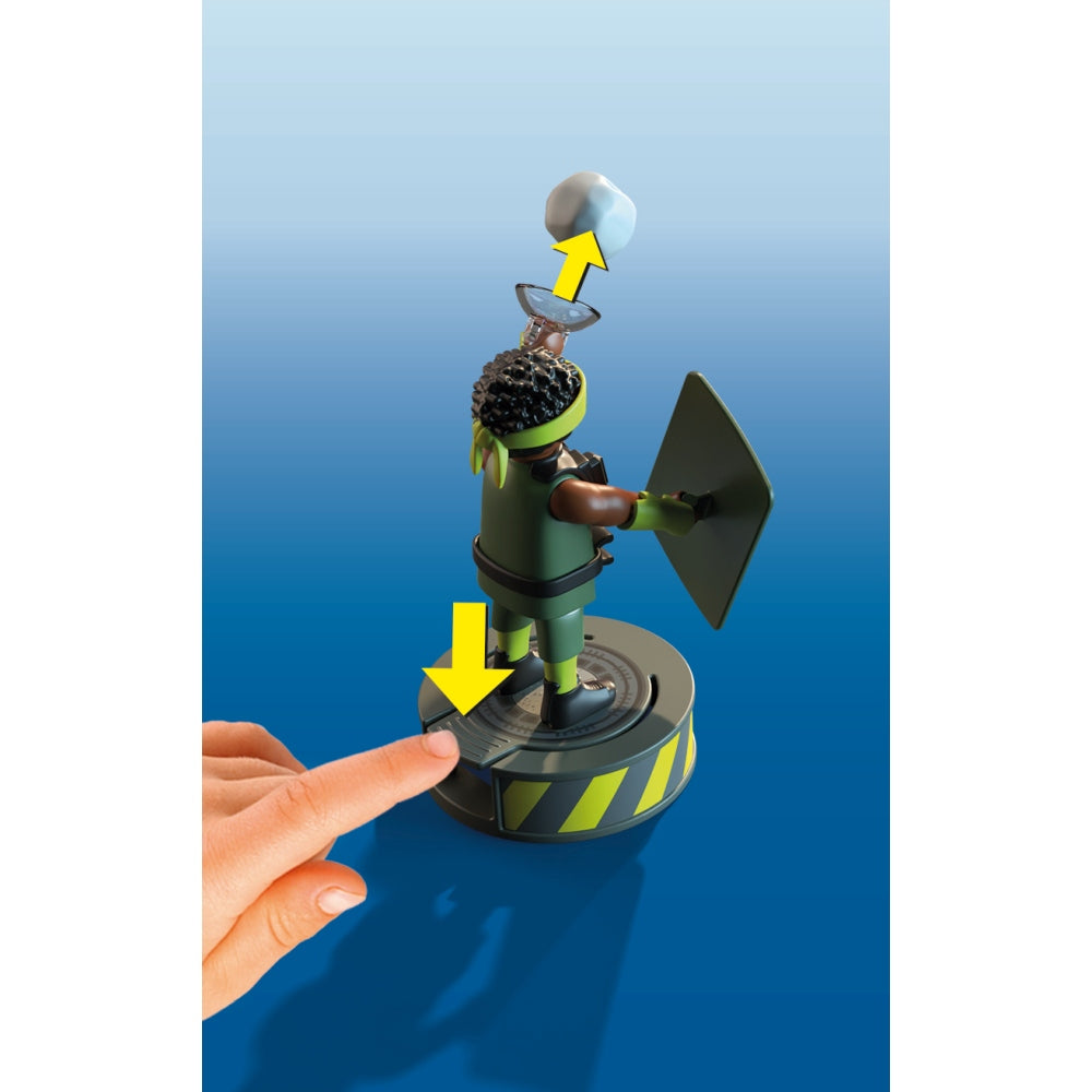 JUCARIE DE ROL LUPTA EROULUI CU VEHICUL - PLAYMOBIL ACTION HEROES (PM71832)