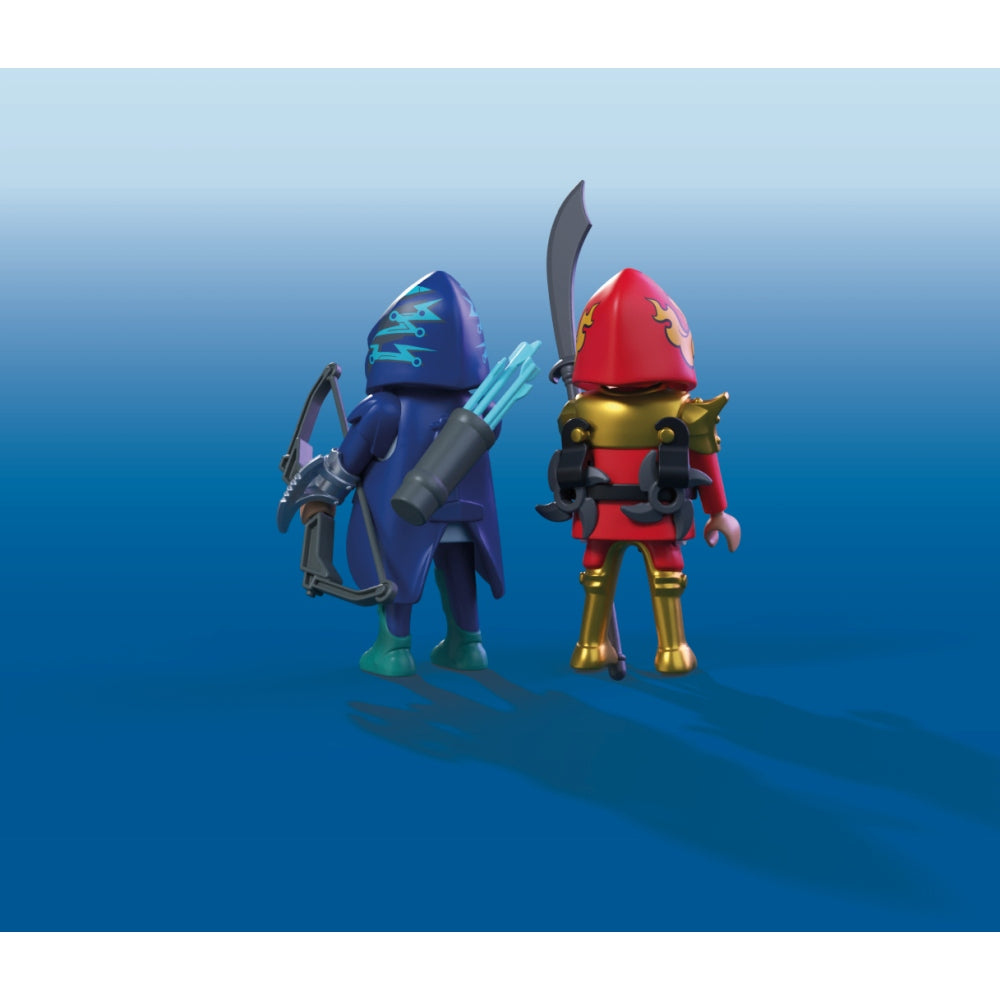 JUCARIE DE ROL LUPTA EROULUI CU DRONA SI MALEFICUL NINJA - PLAYMOBIL ACTION HEROES (PM71833)