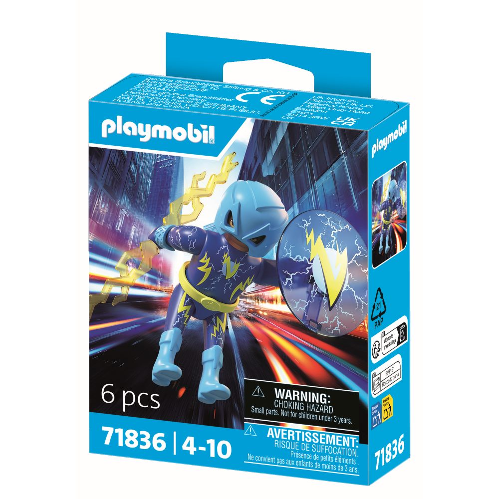 JUCARIE DE ROL SUPEREROUL FULGER - PLAYMOBIL ACTION HEROES (PM71836)