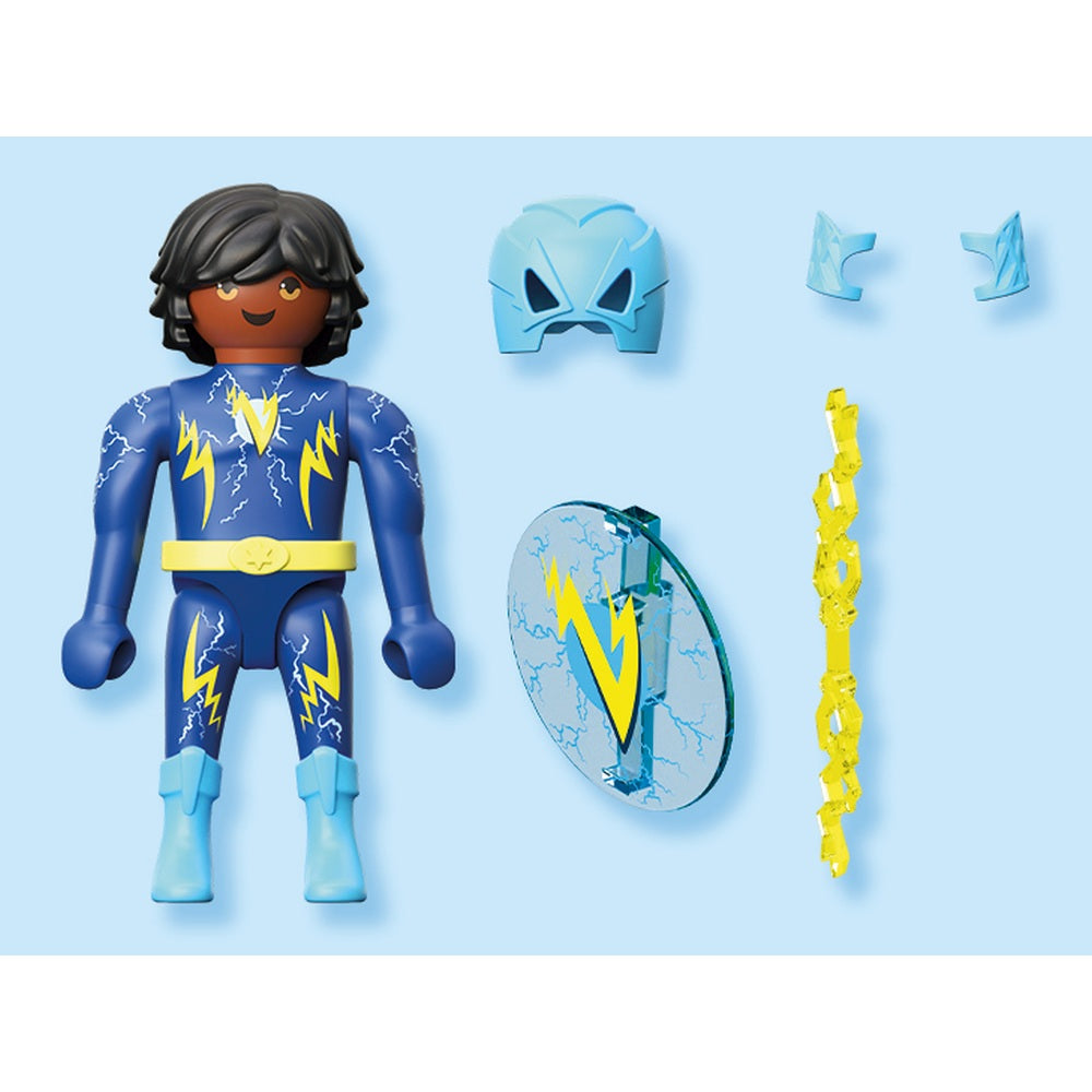 JUCARIE DE ROL SUPEREROUL FULGER - PLAYMOBIL ACTION HEROES (PM71836)