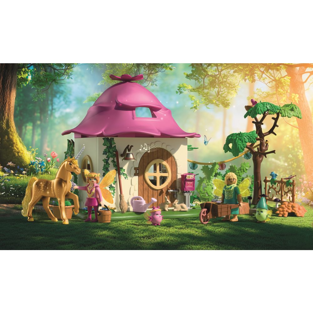 JUCARIE DE ROL CASUTA ZANELOR CU UNICORN AURIU - PLAYMOBIL FAIRIES (PM71838)