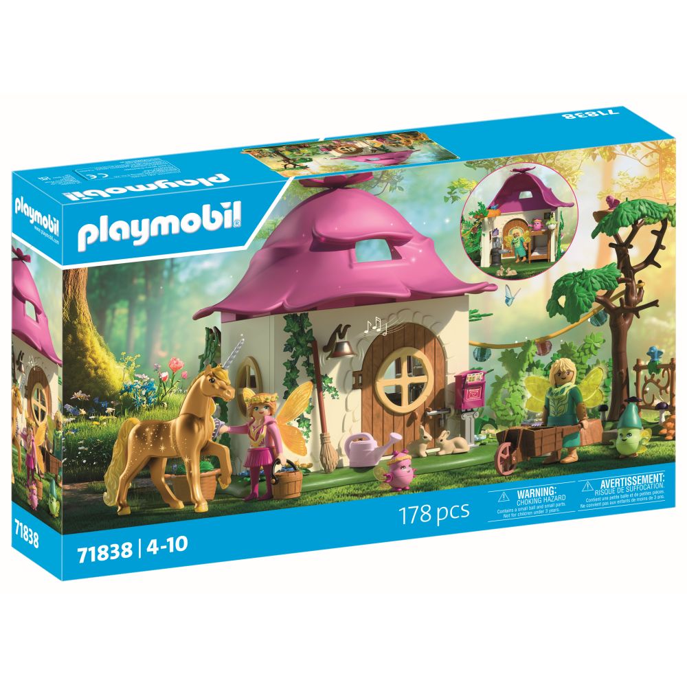 JUCARIE DE ROL CASUTA ZANELOR CU UNICORN AURIU - PLAYMOBIL FAIRIES (PM71838)
