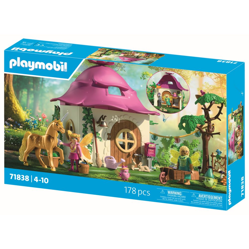 JUCARIE DE ROL CASUTA ZANELOR CU UNICORN AURIU - PLAYMOBIL FAIRIES (PM71838)