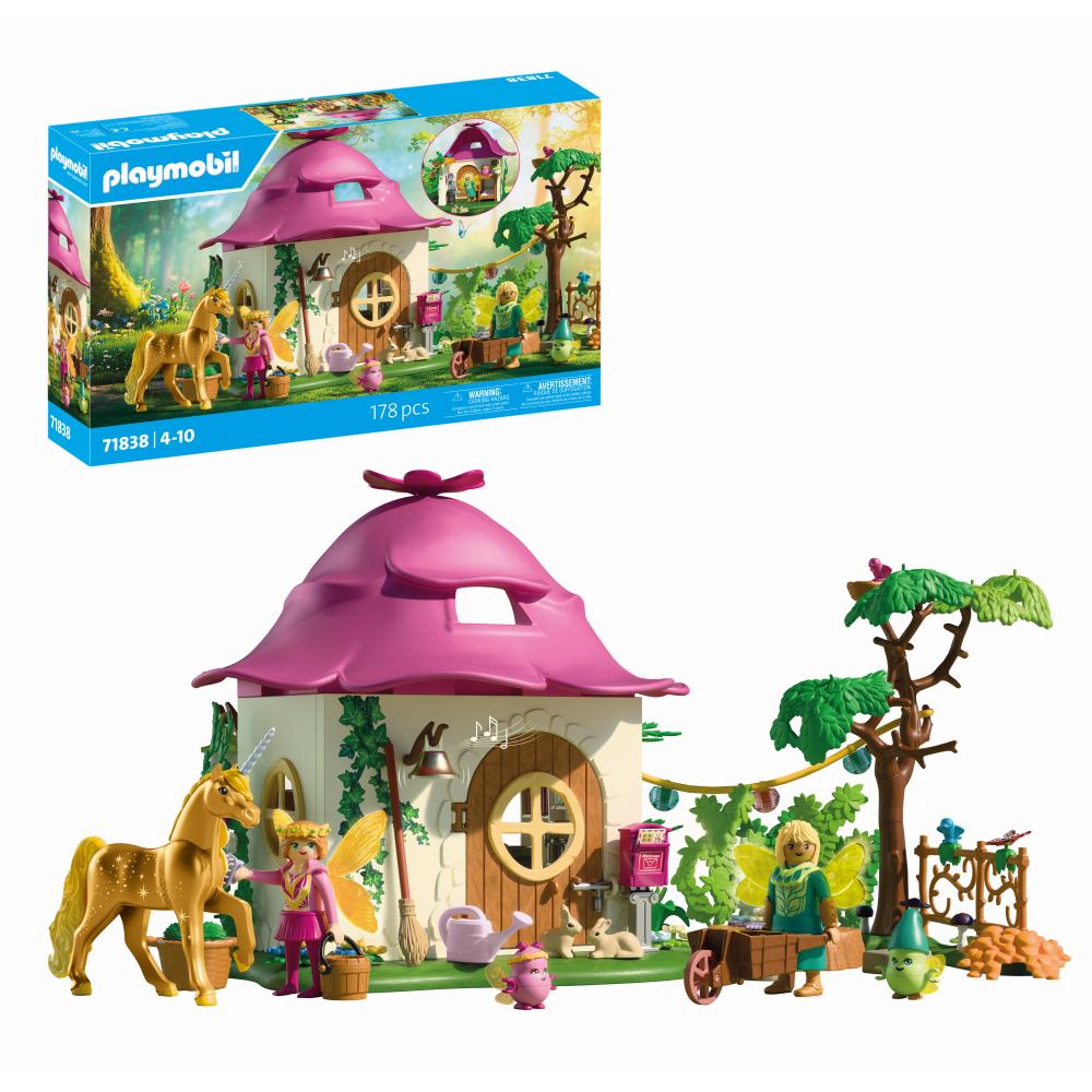 JUCARIE DE ROL CASUTA ZANELOR CU UNICORN AURIU - PLAYMOBIL FAIRIES (PM71838)