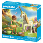 JUCARIE DE ROL FIGURINA DE COLECTIE UNICORNUL RAINBOW FLOWER SI ZANA - PLAYMOBIL FAIRIES (PM71840)