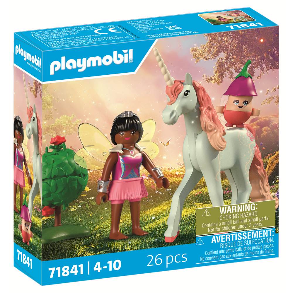 JUCARIE DE ROL FIGURINA DE COLECTIE UNICORNUL SKY ROSE SI ZANA - PLAYMOBIL FAIRIES (PM71841)