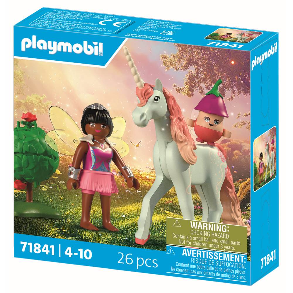 JUCARIE DE ROL FIGURINA DE COLECTIE UNICORNUL SKY ROSE SI ZANA - PLAYMOBIL FAIRIES (PM71841)